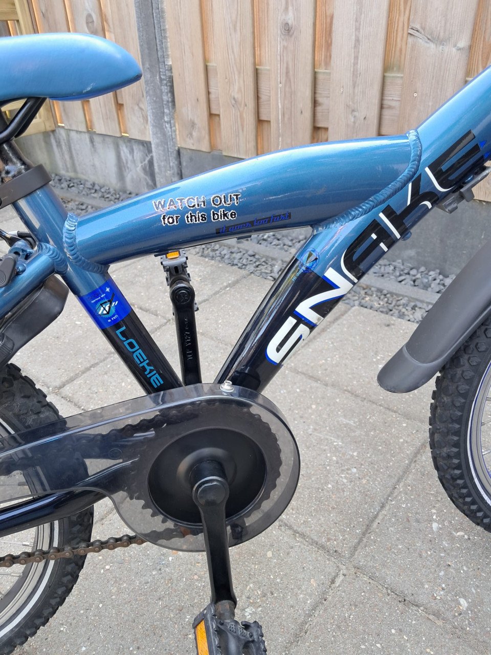 Mooie 18 inch Loekie Snake Jongensfiets