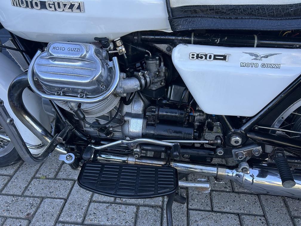 Moto Guzzi 850T uit 1975, nette klassieker, trekhaak, tassen, etc €3500,-