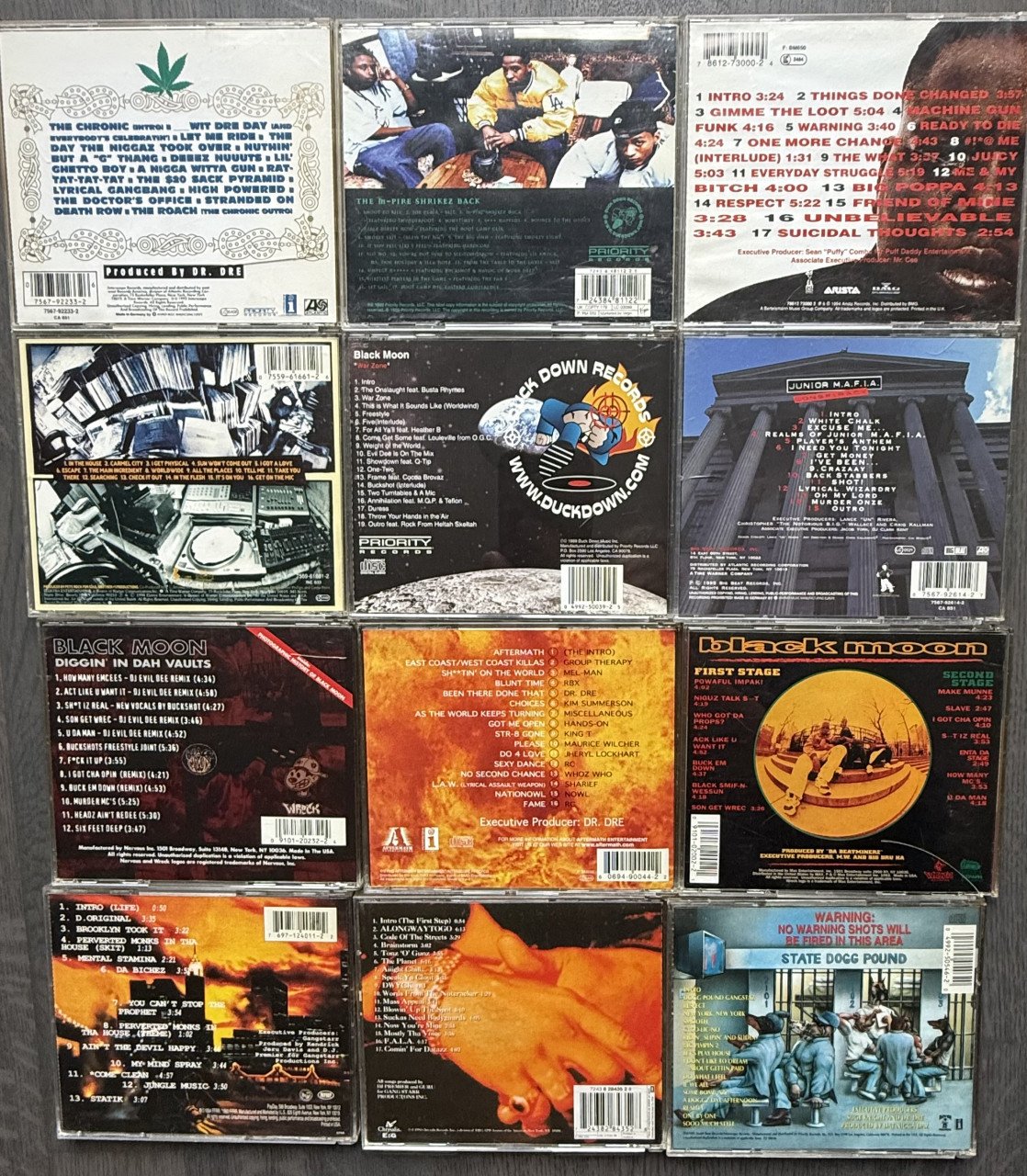 Cd's 200 st Hip-Hop en R&B jaren 90