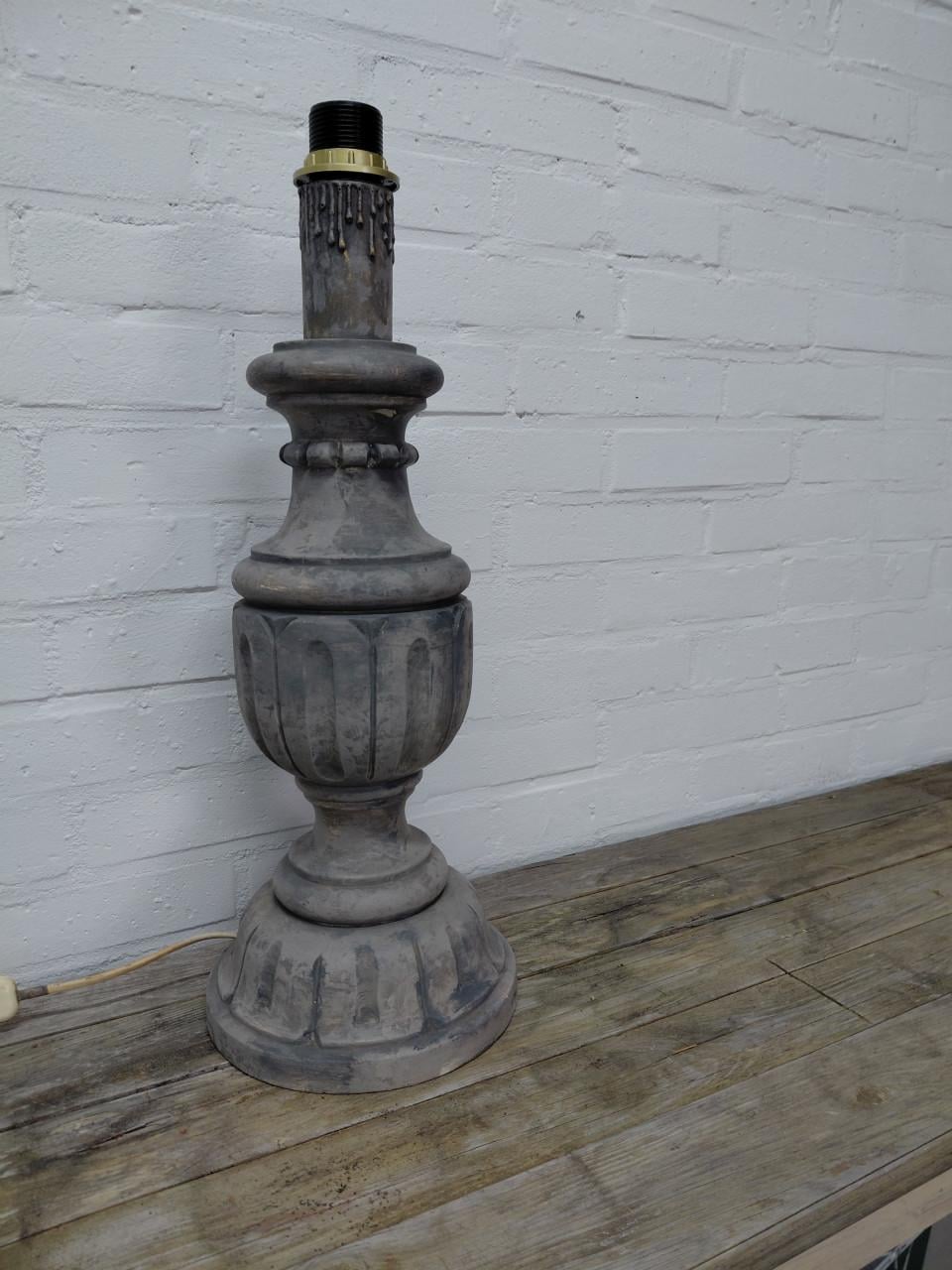 Landelijke houten Tafellamp