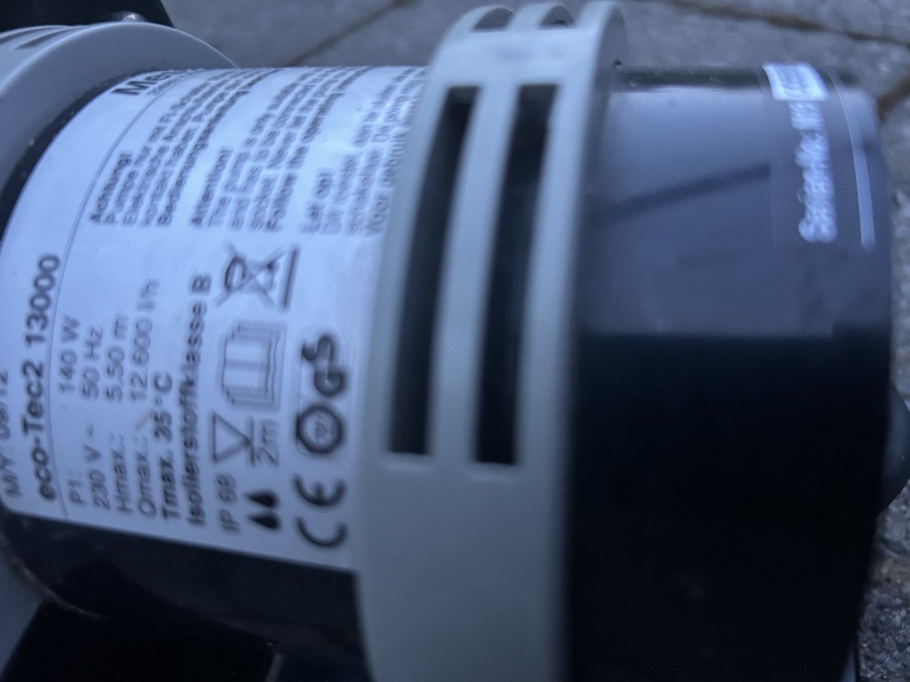 Te koop Messner eco TEC 2  13000 sterke en zuinige  Vijverpomp en 13000 lpu
