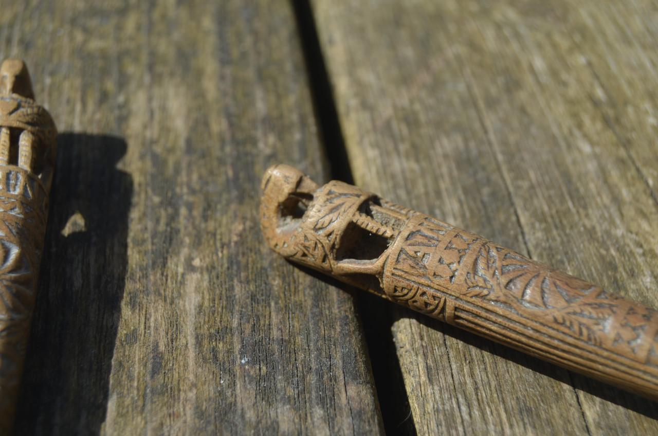 Mooi gestoken (sla) bestekje 1892