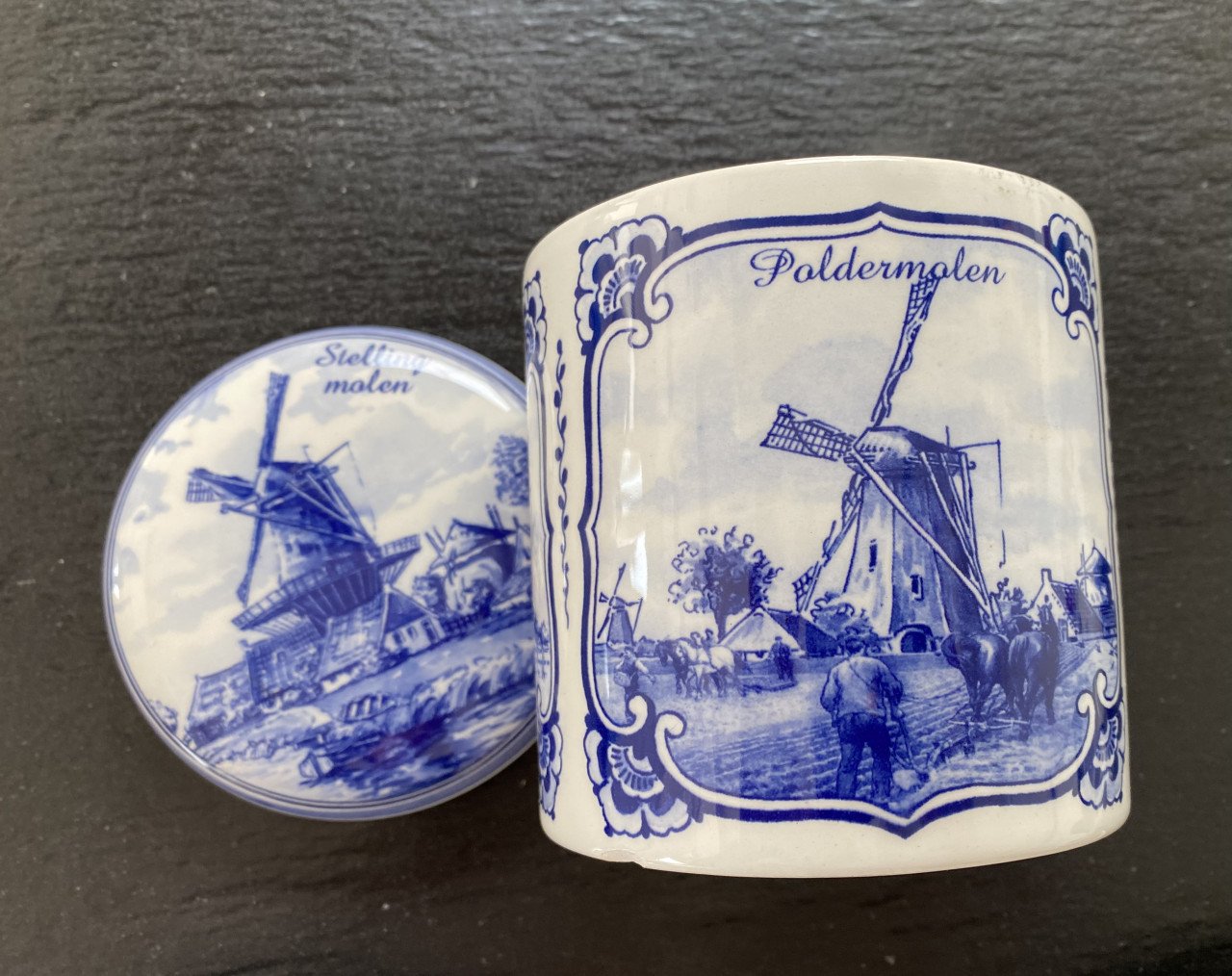 Delfsblauwe items te koop