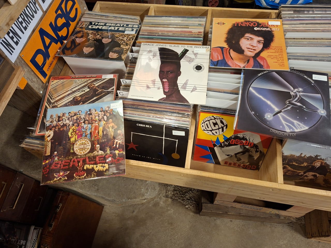 In en verkoop lps