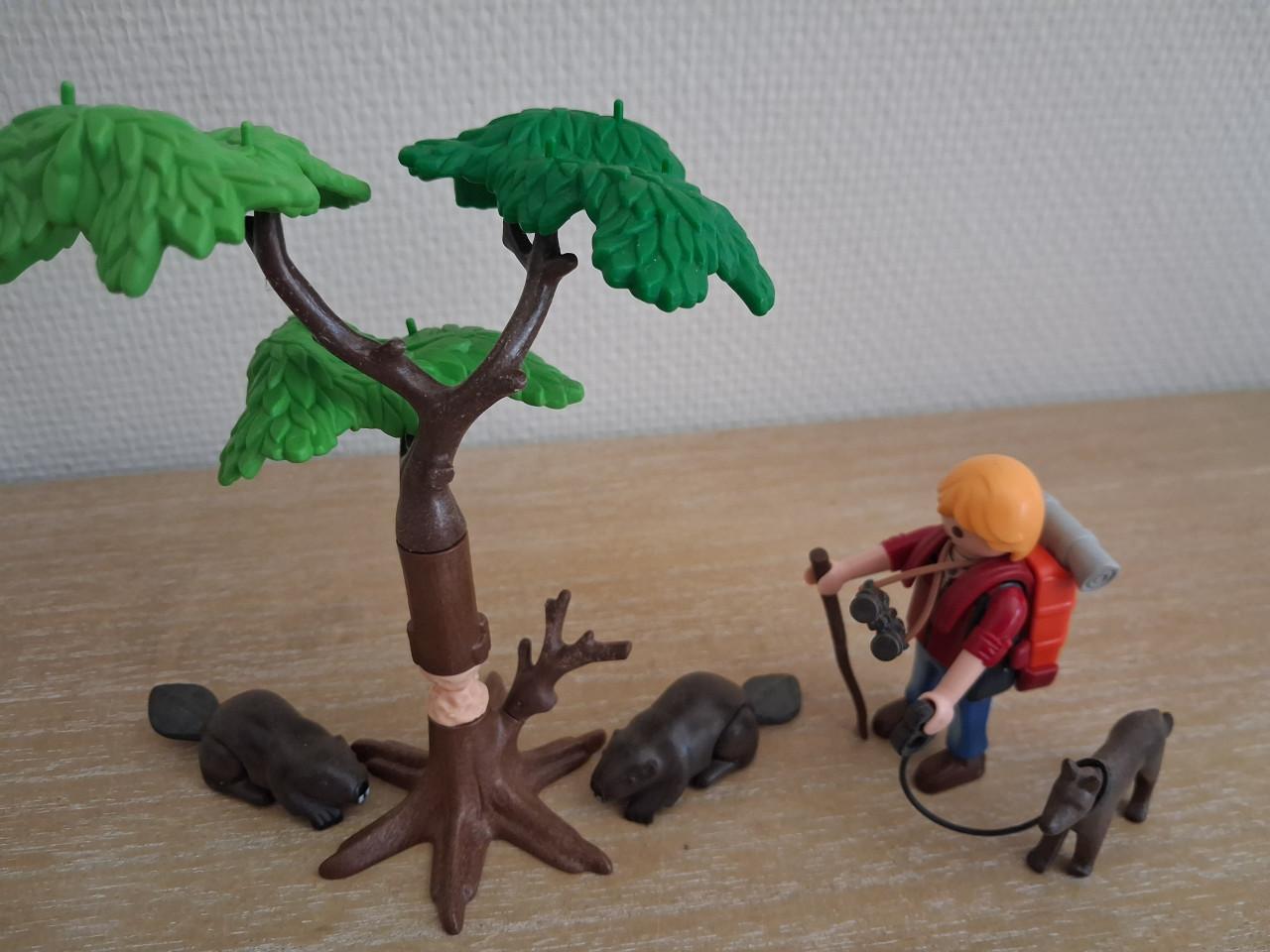 Playmobil natuurwetenschapper met bevers set 5562