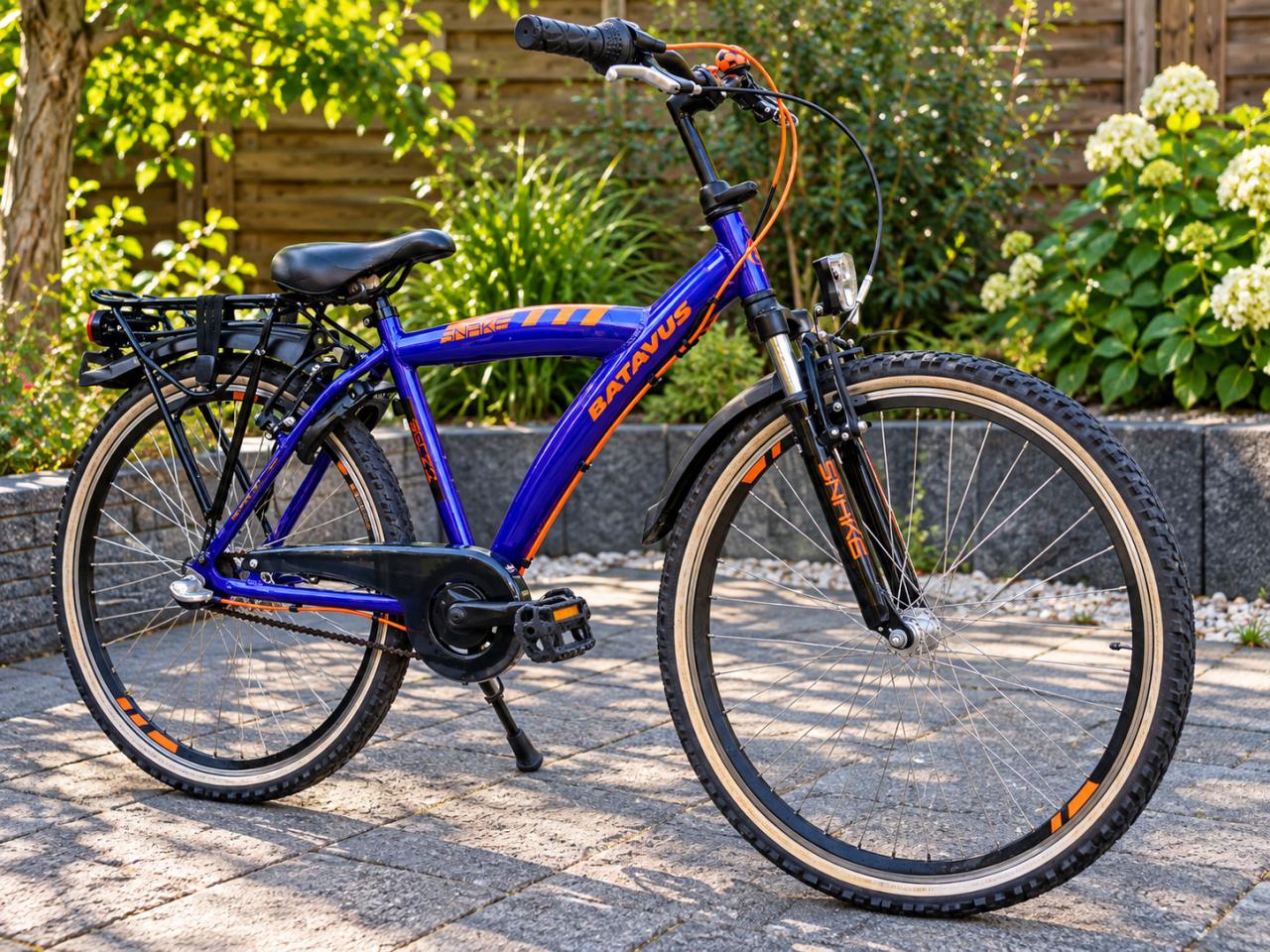 🚲 Batavus Snake Jongensfiets – 26 inch – 3 Versnellingen Blauw/Oranje 💙🧡