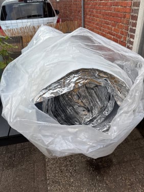 Rol reflectie folie voor onder vloerverwarming