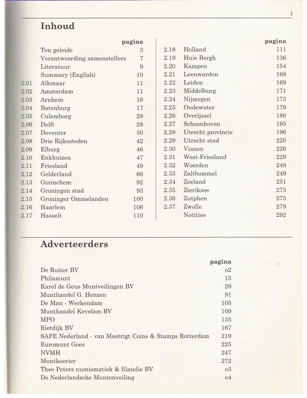Nederlandse munten 1555-1805