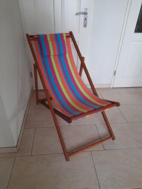 Mooie strandstoel (z.g.a.n.)