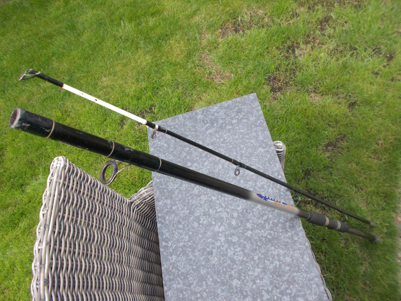 Tweedelige boothengel Shakespeare Mustang lengte 270 cm w.g. 500 gram