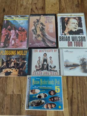 Setje cd en dvd ( 7 stuks )