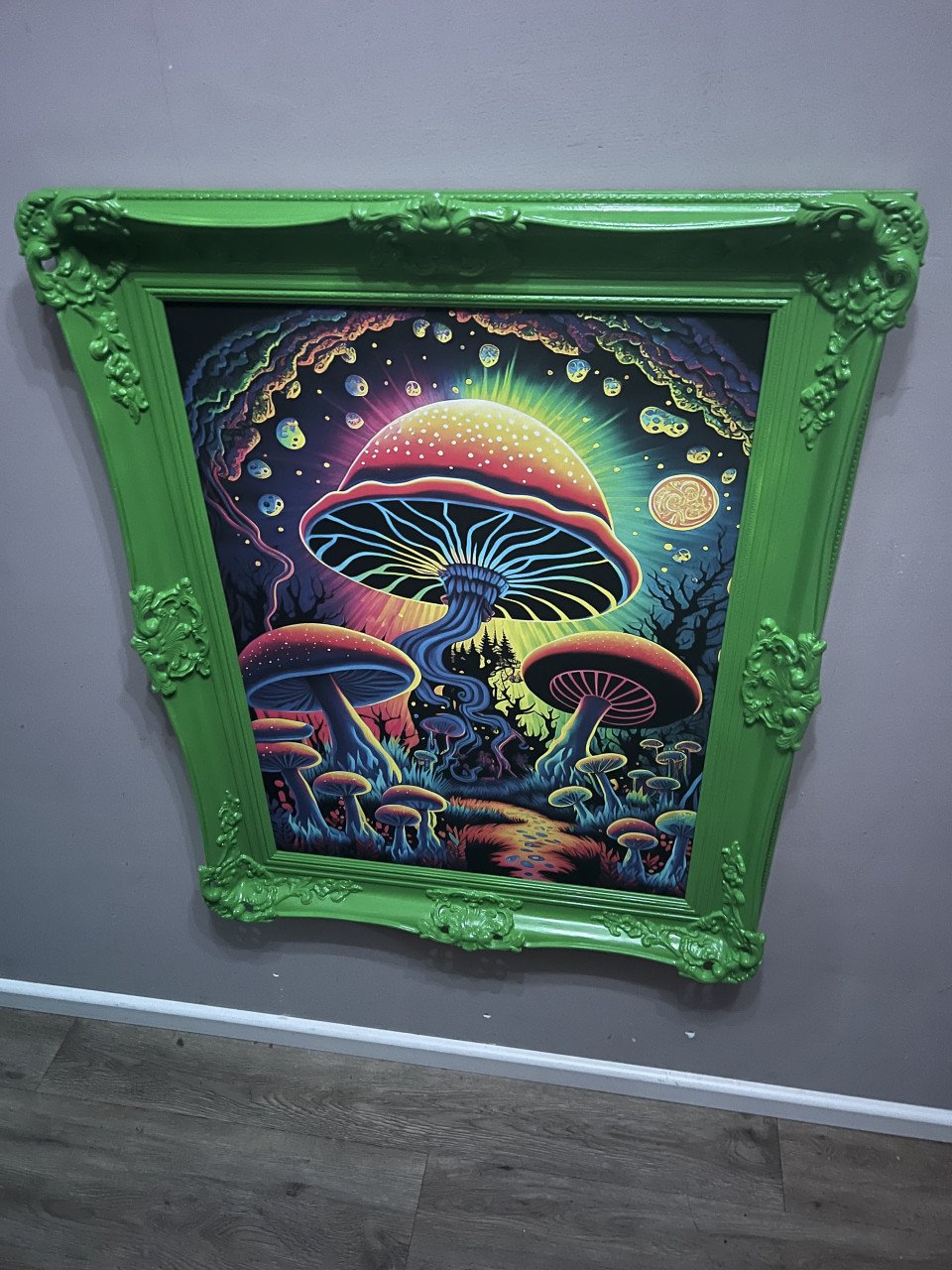 Mushroom artwork 100x60cm