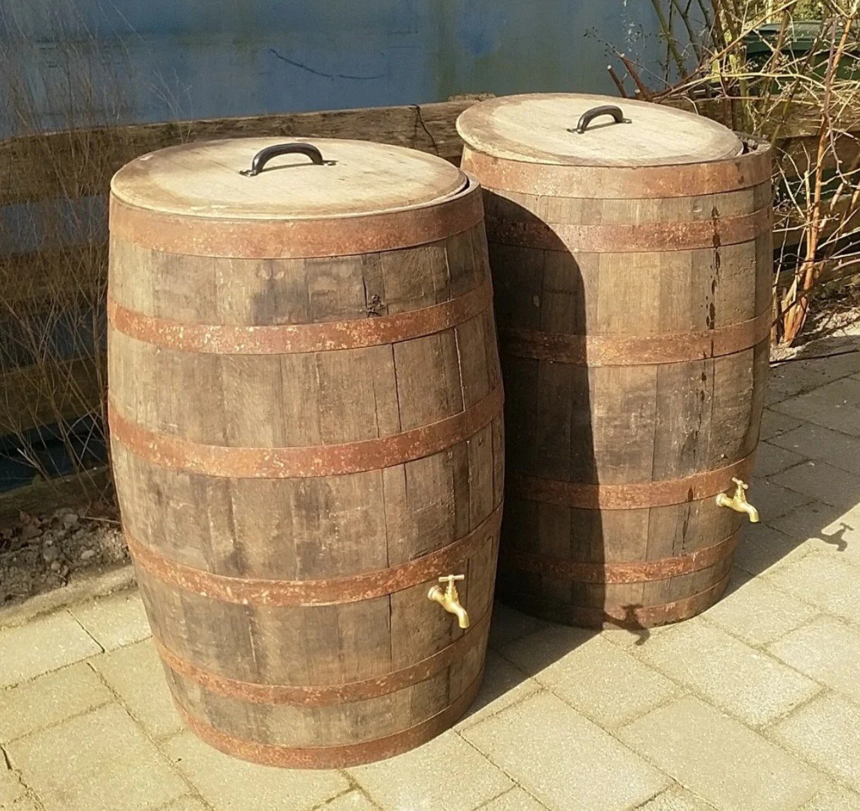 Eikenhouten regenton, wijnvat, whiskyvat