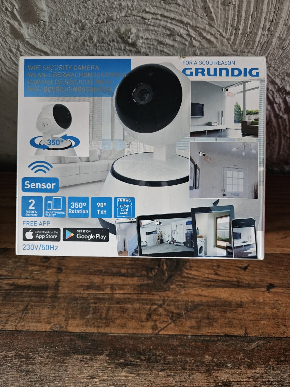 Zgan Grundig Wifi Beveiligingscamera - Binnencamera