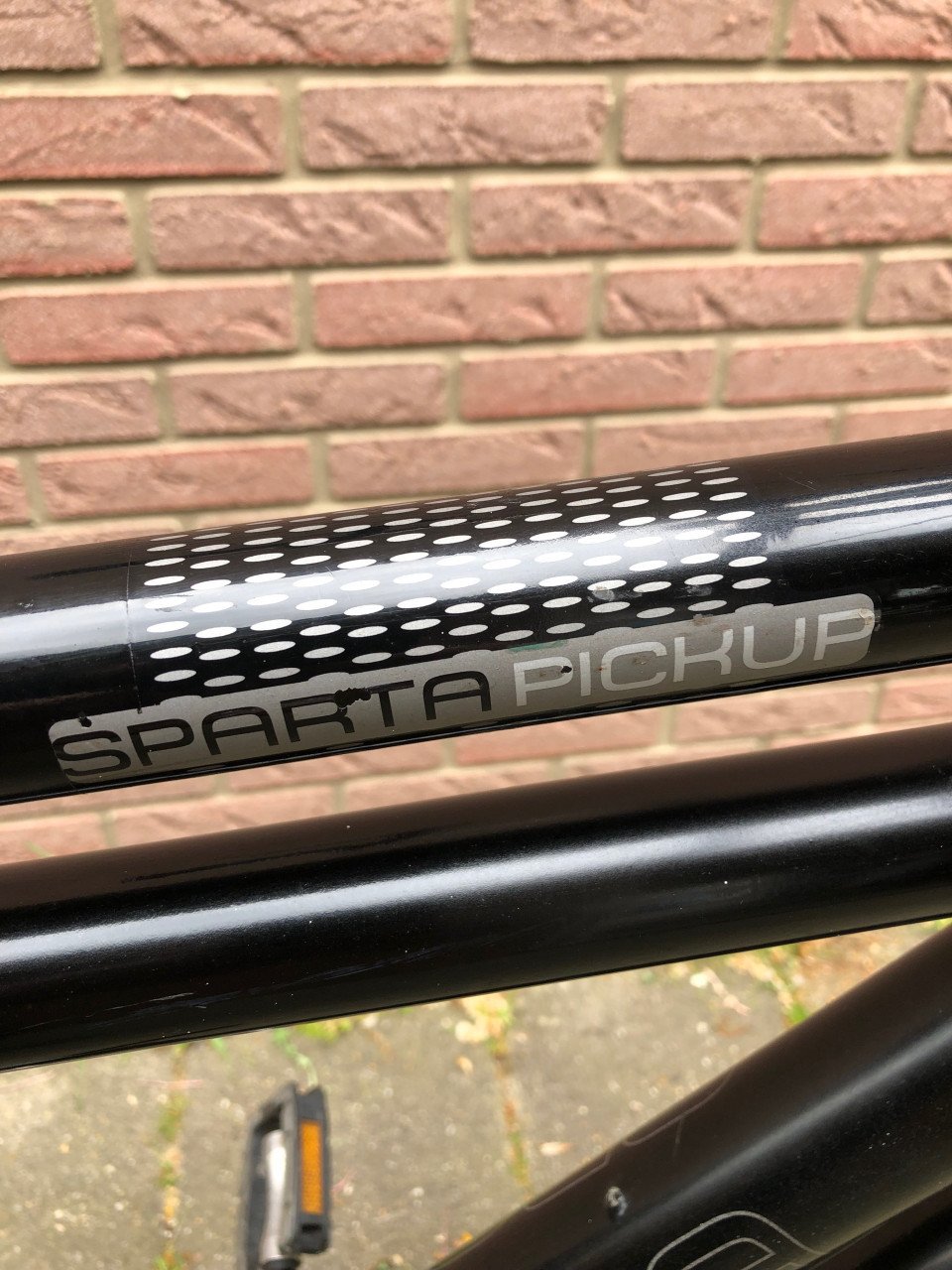Herenfiets/ transporter.