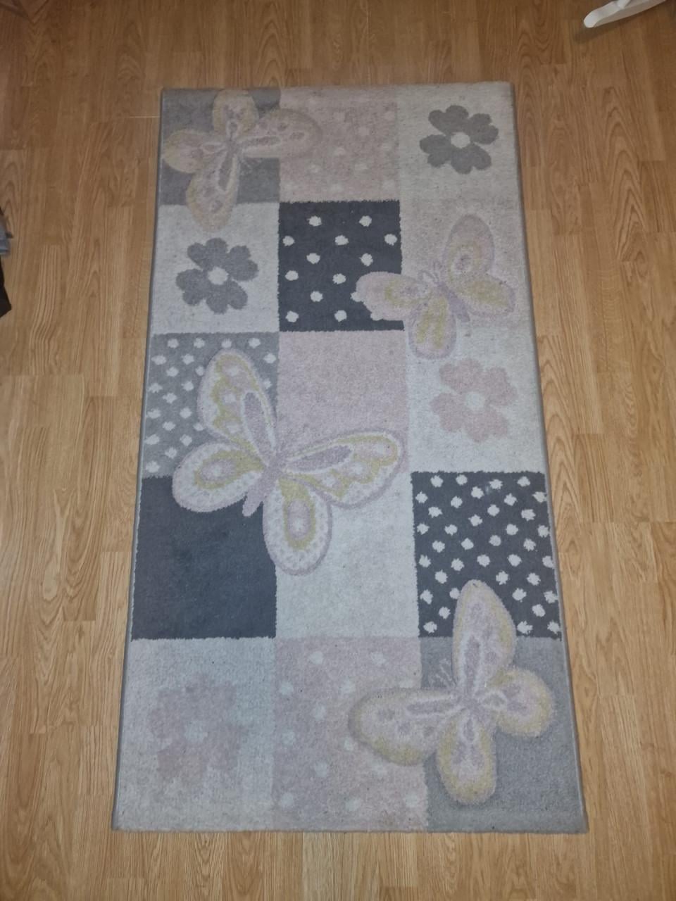 Vloerkleed flower & butterfly