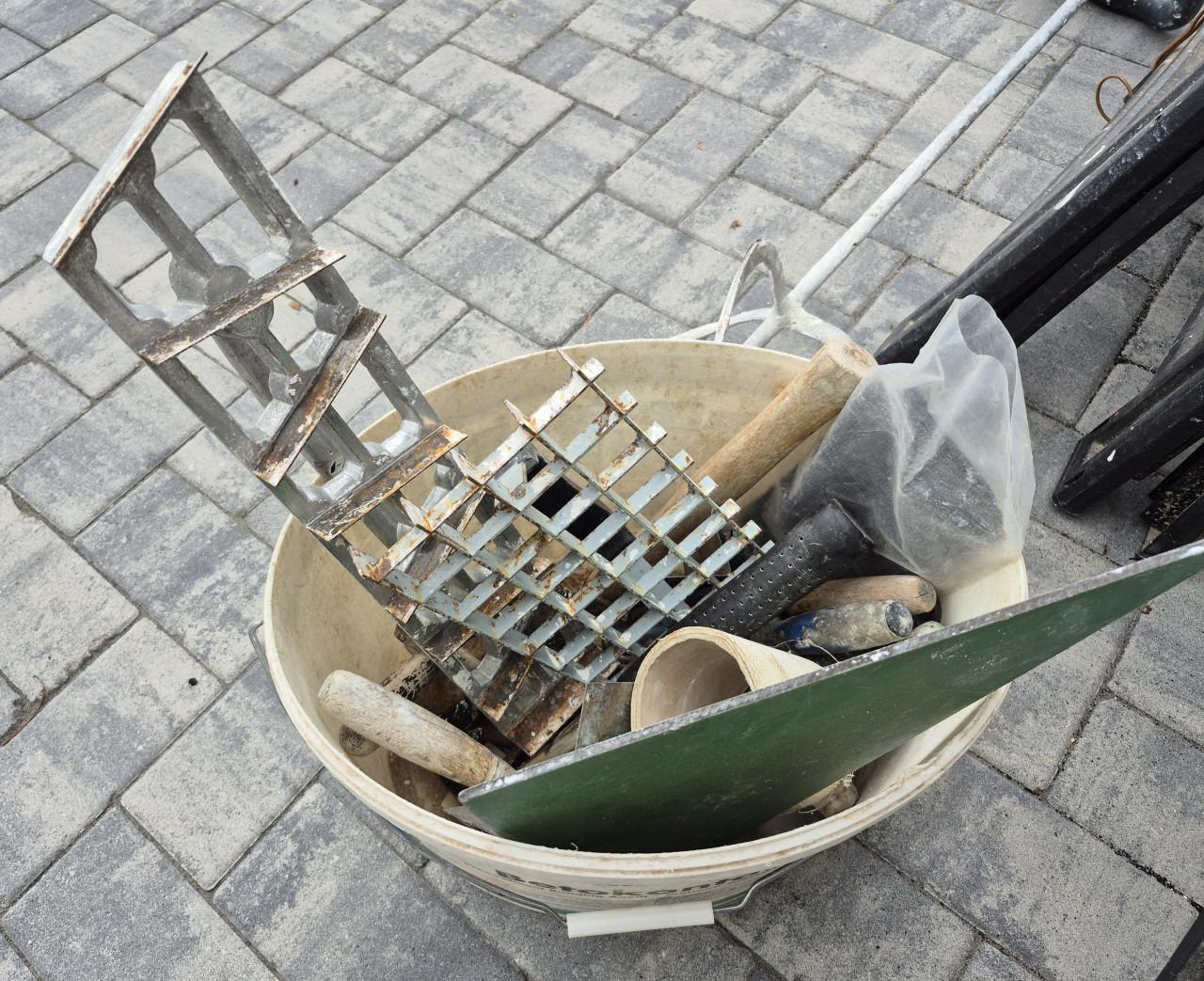 Stucadoor gereedschap