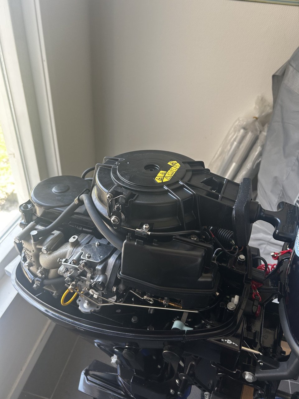 Rubberboot met buitenboordmotor
