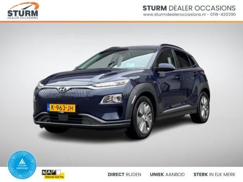 Hyundai Kona ev fashion 64 kwh soh 93% 3-fase lader, nl-auto!