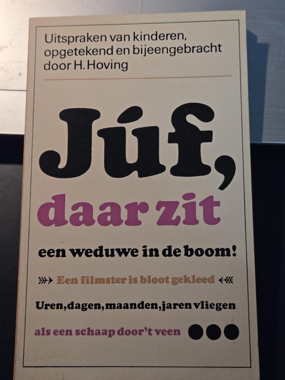 Boek 'Júf, daar zit een weduwe in de boom!', 38e druk 2-1968