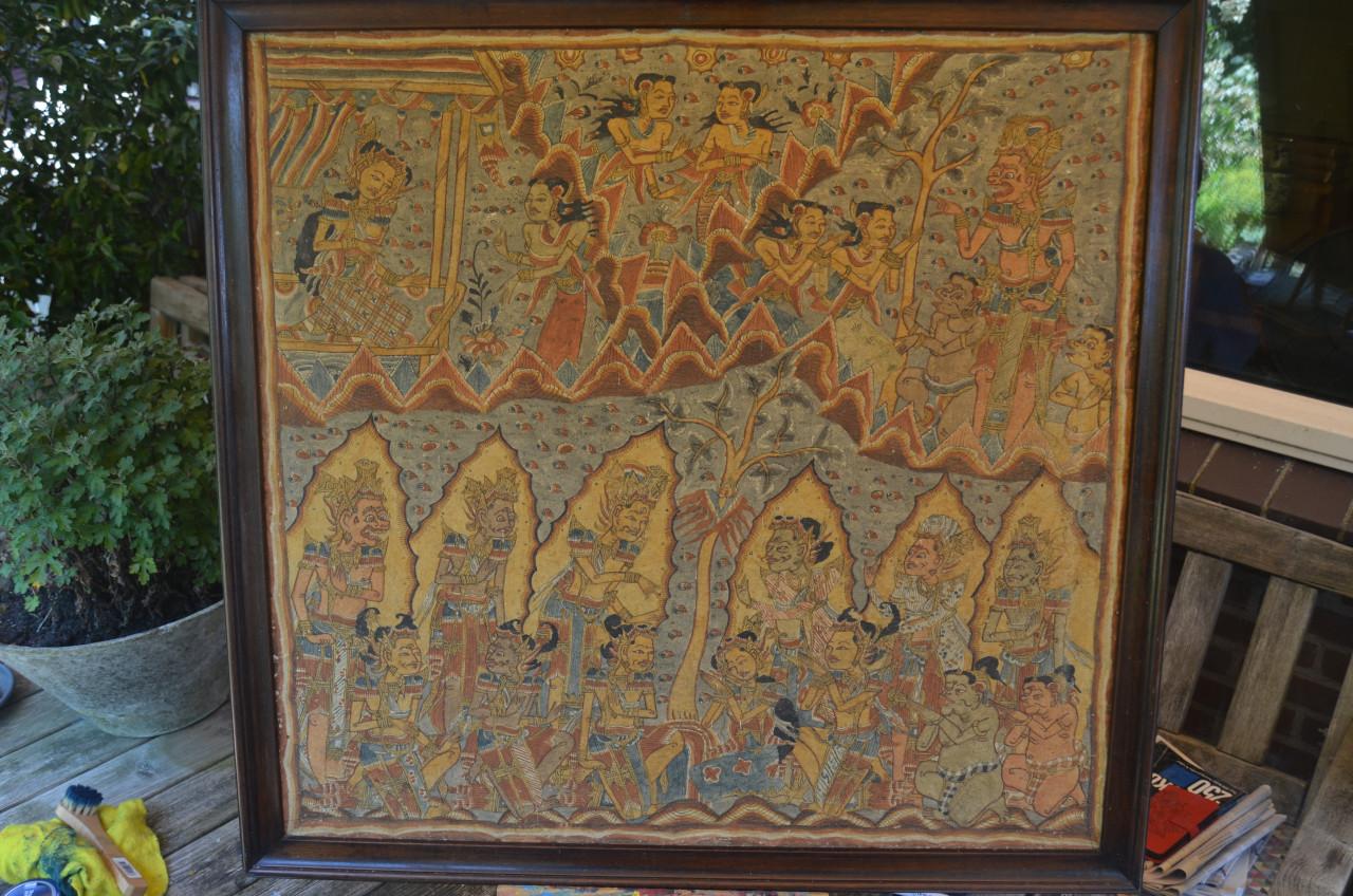 Balinees Kamasan schilderij Ramayana epos