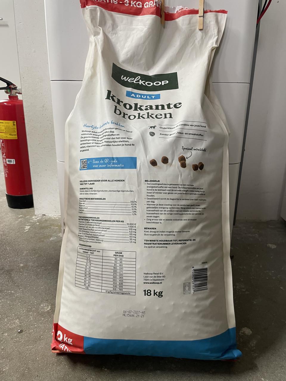 Hondenbrokken +/- 17kg