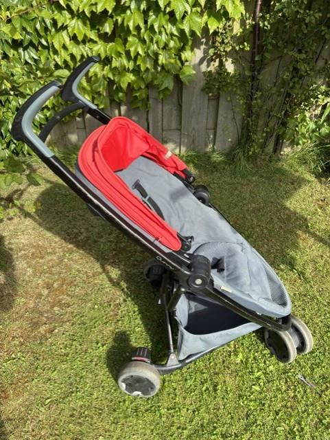 Quinny Zapp Flex buggy met ligstand grijs/rood
