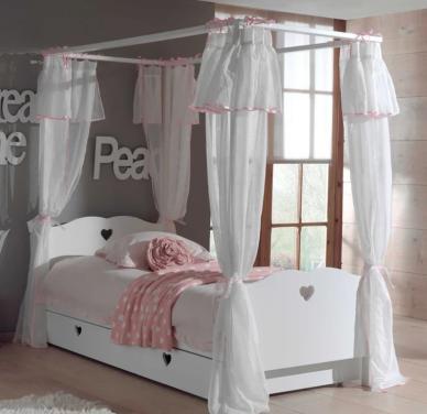 Amori hemelbed met bedlade zgan