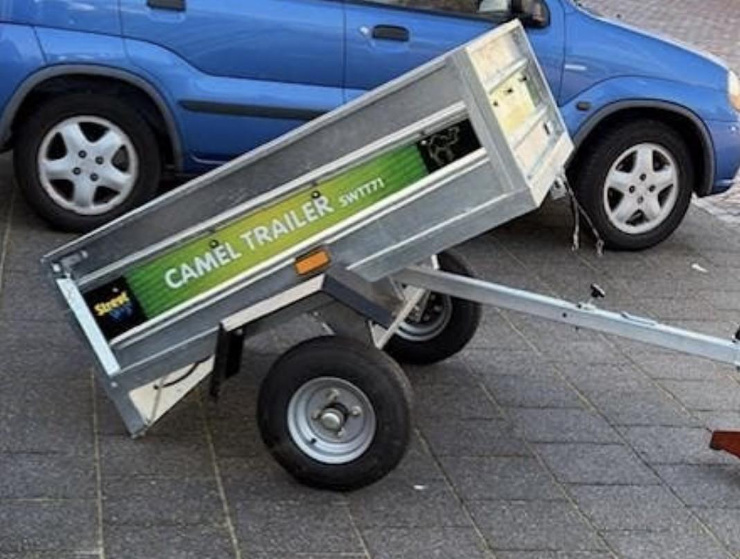Compacte bagagewagen. Vakantiklaar !!