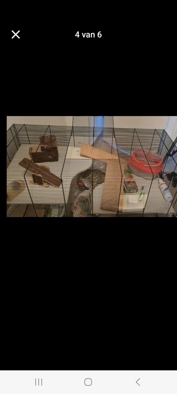 Een grote hamster/muizen kooi
