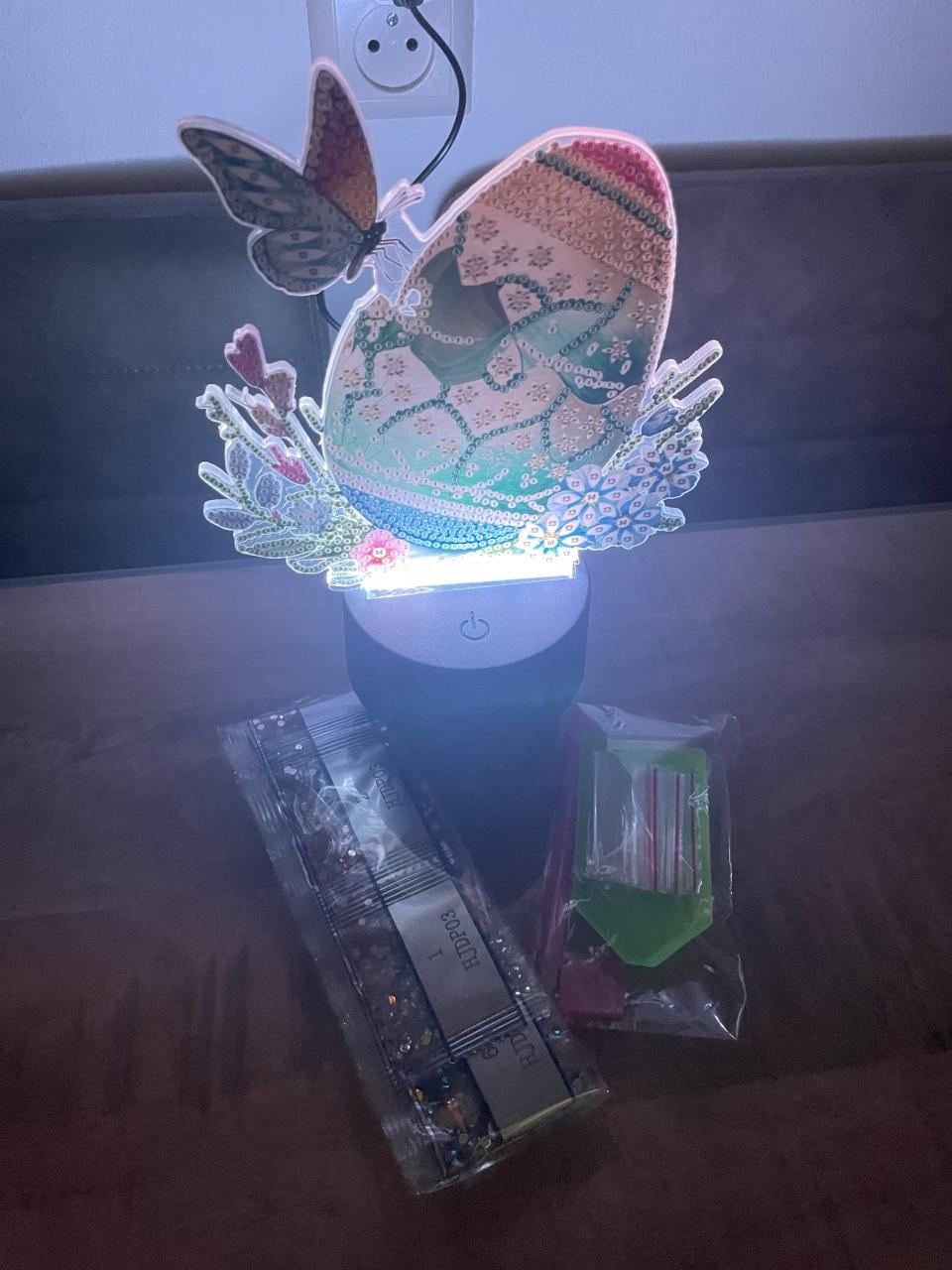 Diamond painting 3D nacht lamp