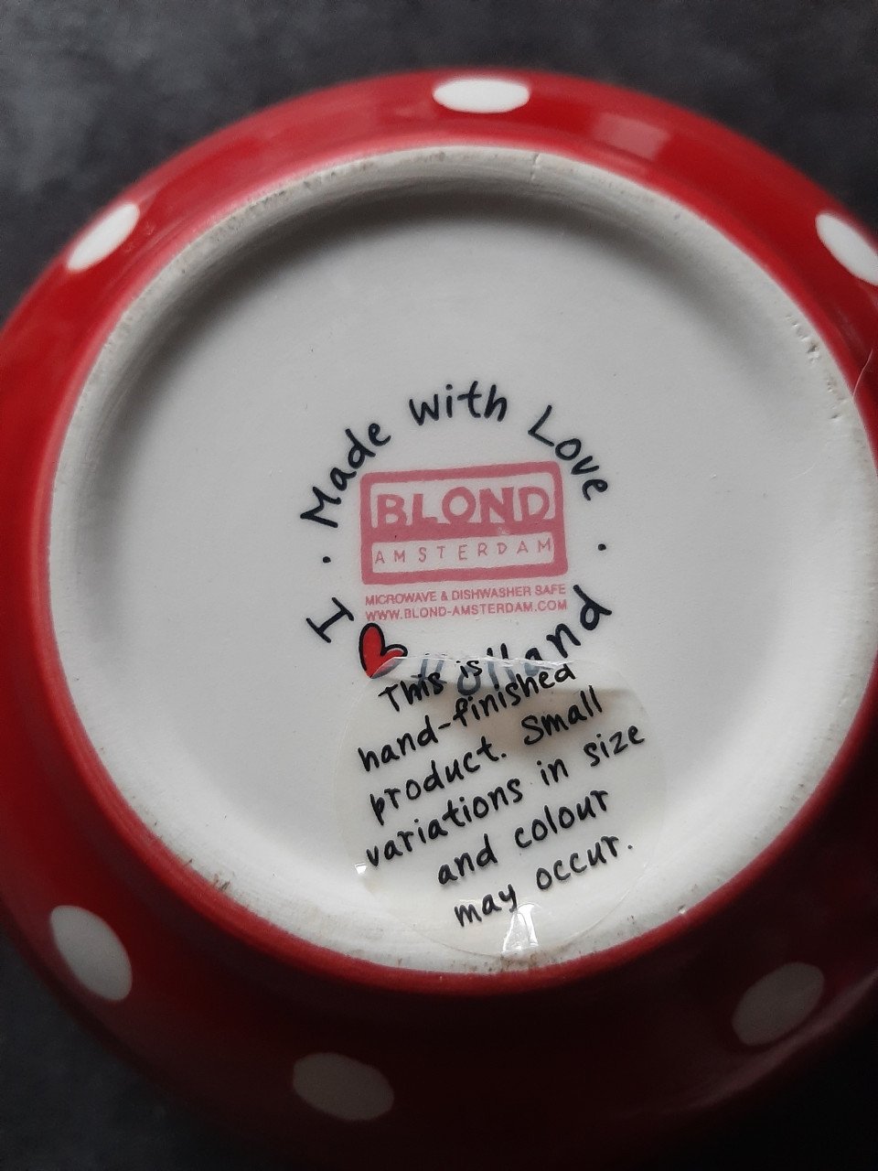Blond suikerpotje