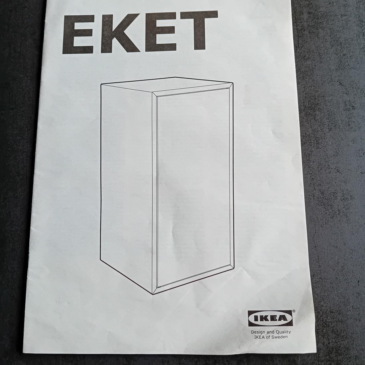 IKEA EKET kastjes grijs