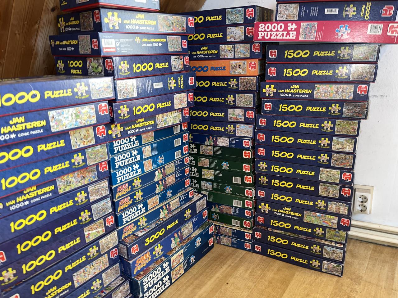 Partij Jan van Haasteren puzzels 76 dozen