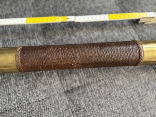 Antieke messing telescoop