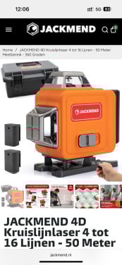 Te koop kruislijnlaser