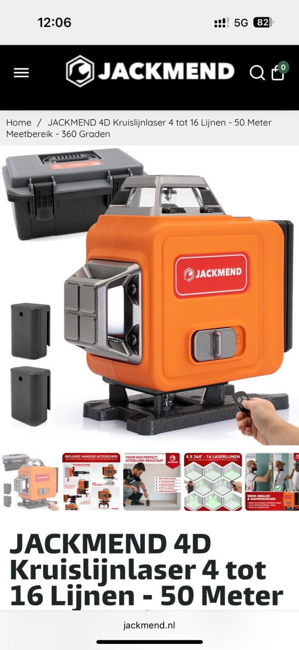 Te koop kruislijnlaser