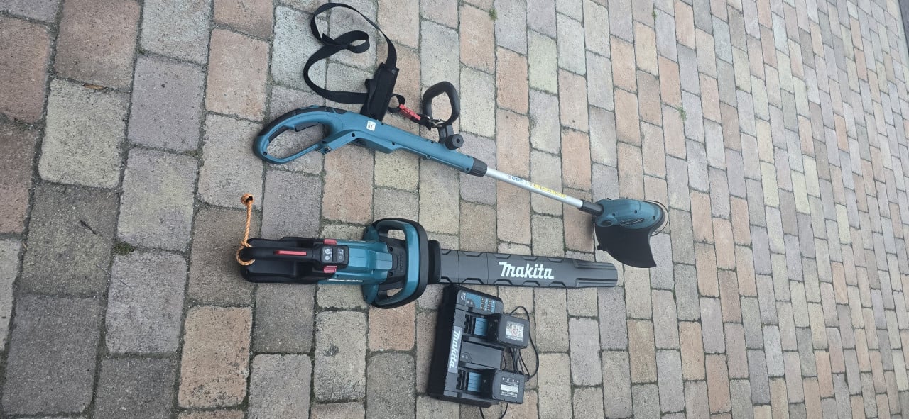 Makita heggenschaar en grastrimmer