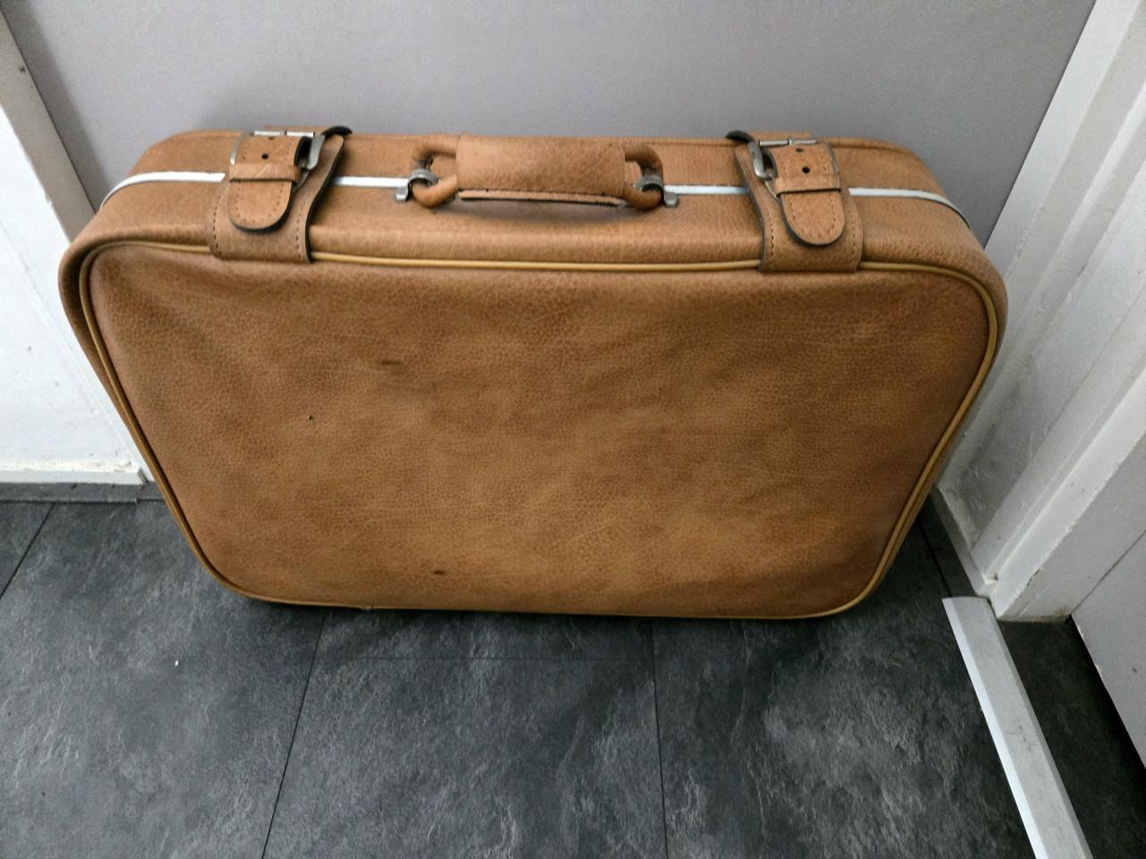 Vintage koffer Creation Beyers Paris reiskoffer, 64x43x16cm