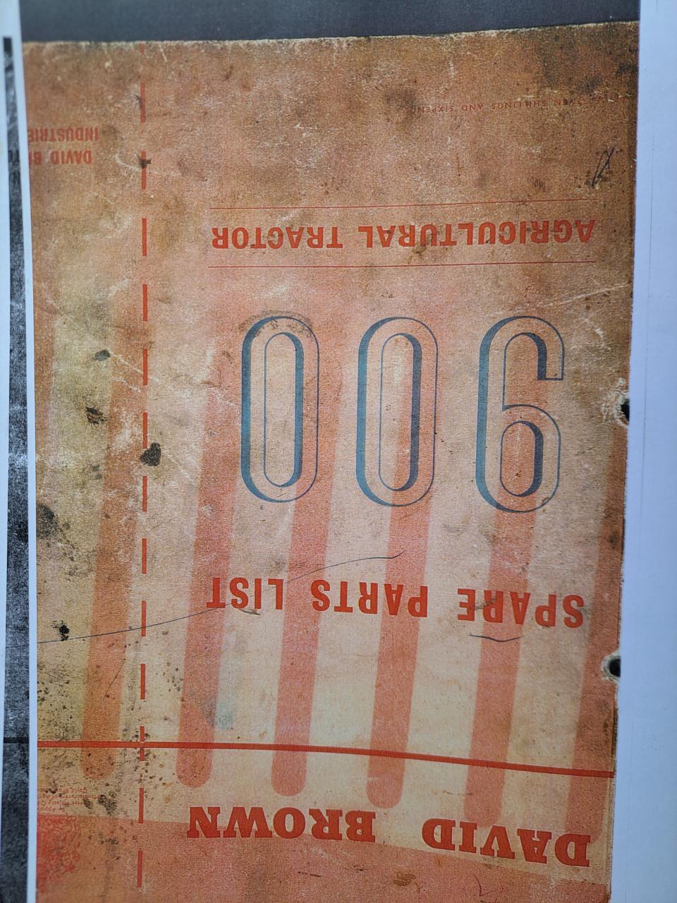 Tractorboek David Brown 900