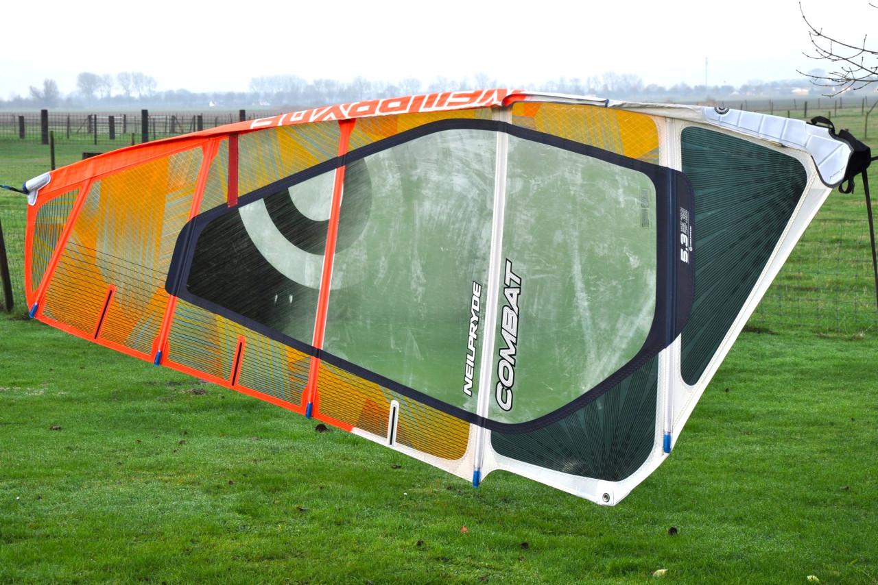 5.3m2 Neilpryde Combat met 400 RDM Flextop mast 60%