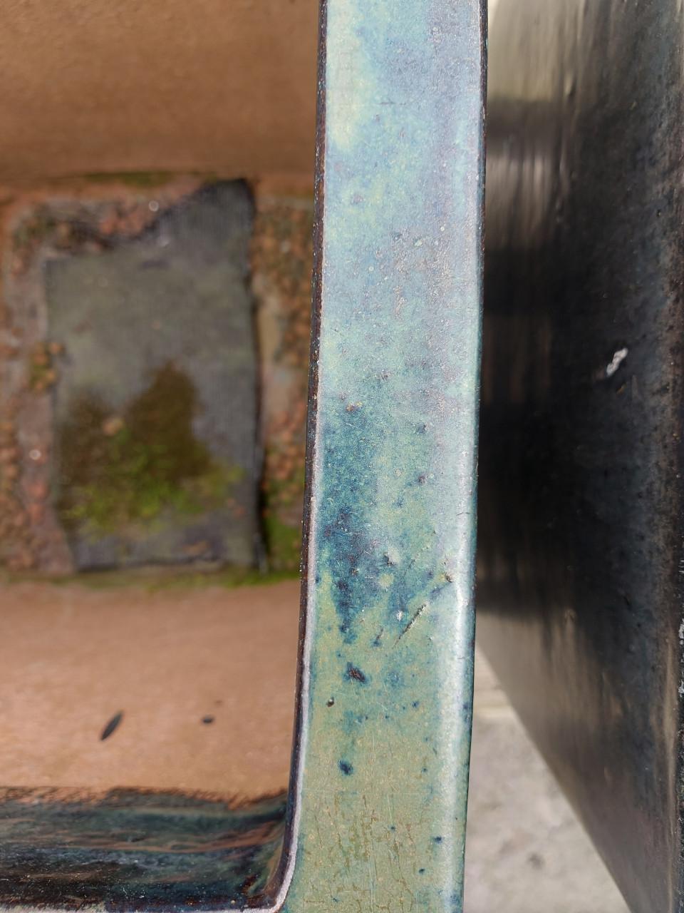 2 antraciet bloembakken