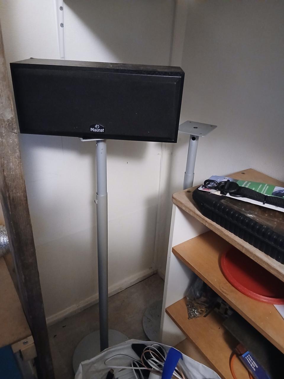 Magnat 6.1 met sony versterker en 2e front speaker set
