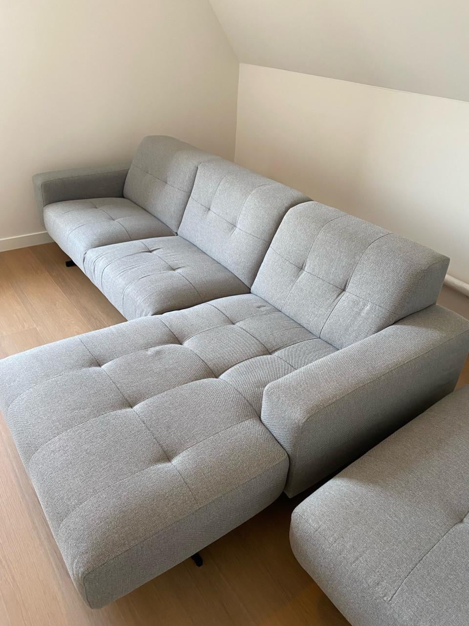 Montel bank inclusief poef en fauteuil
