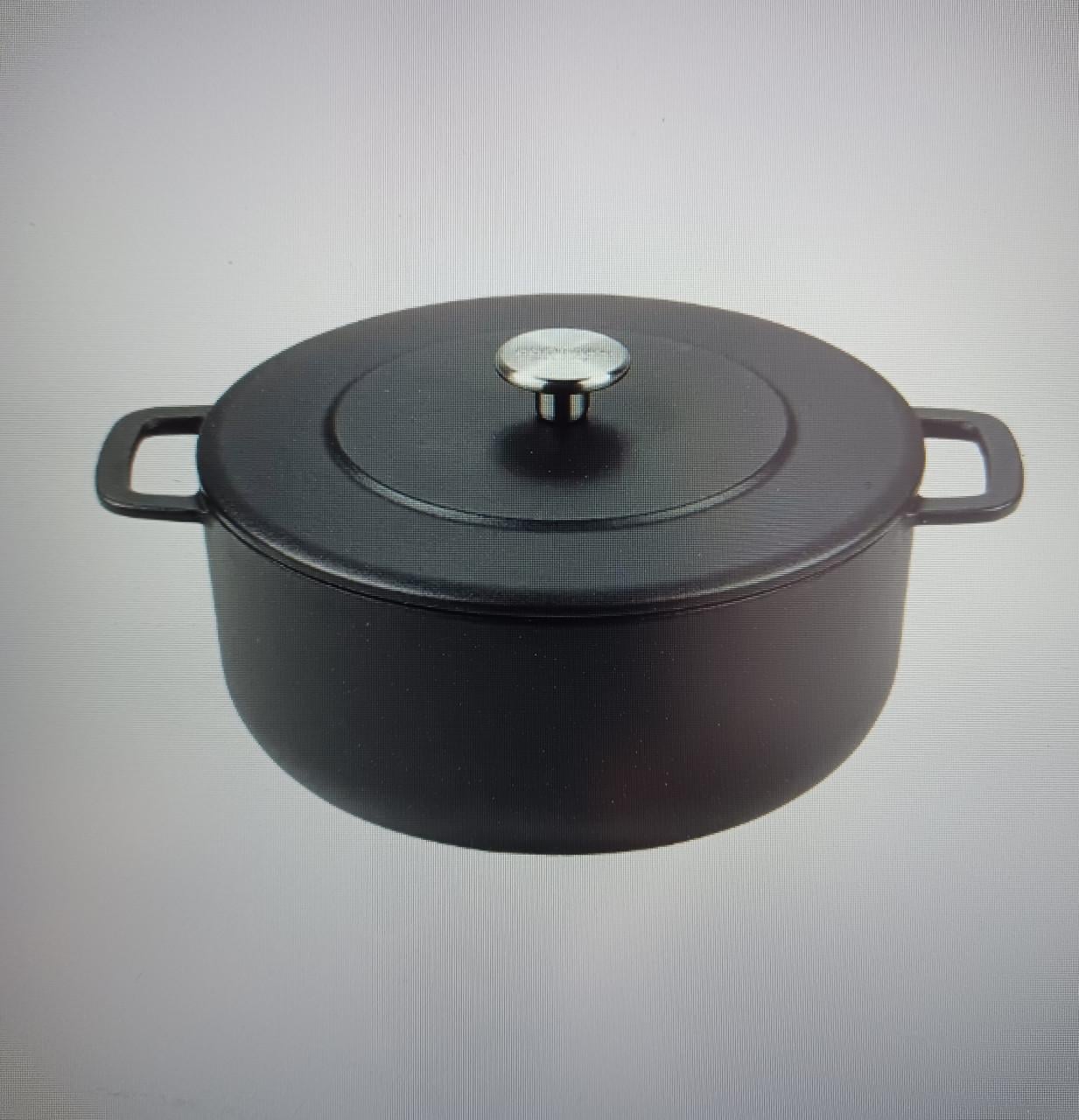 T.k.a. Gietijzeren braadpan 24cm zwart van Combekk