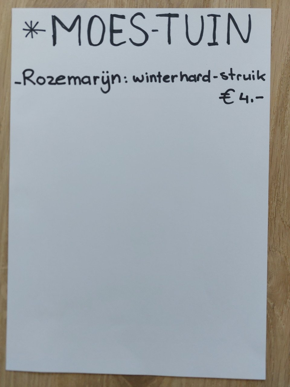 SIERTUIN EN MOESTUIN PLANTEN + BOMEN bij DE VOORDEUR
