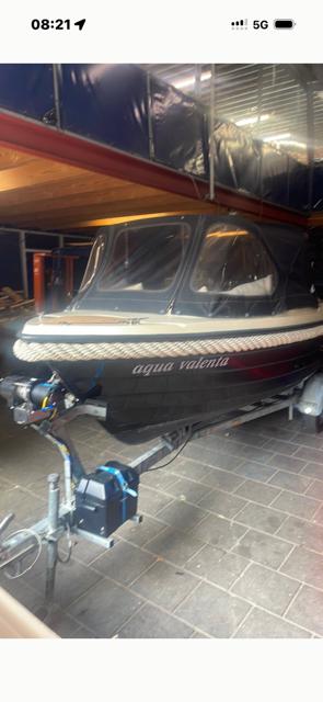 Schitterende complete sloep teak , zwemplateau wc , trailer rondzit enz