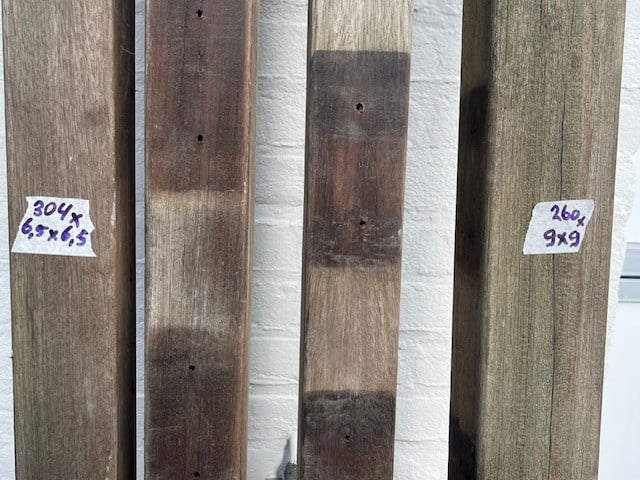Diverse tuinpalen douglas hardhout en tuinpoort