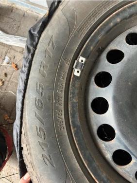 Winterbanden op velg