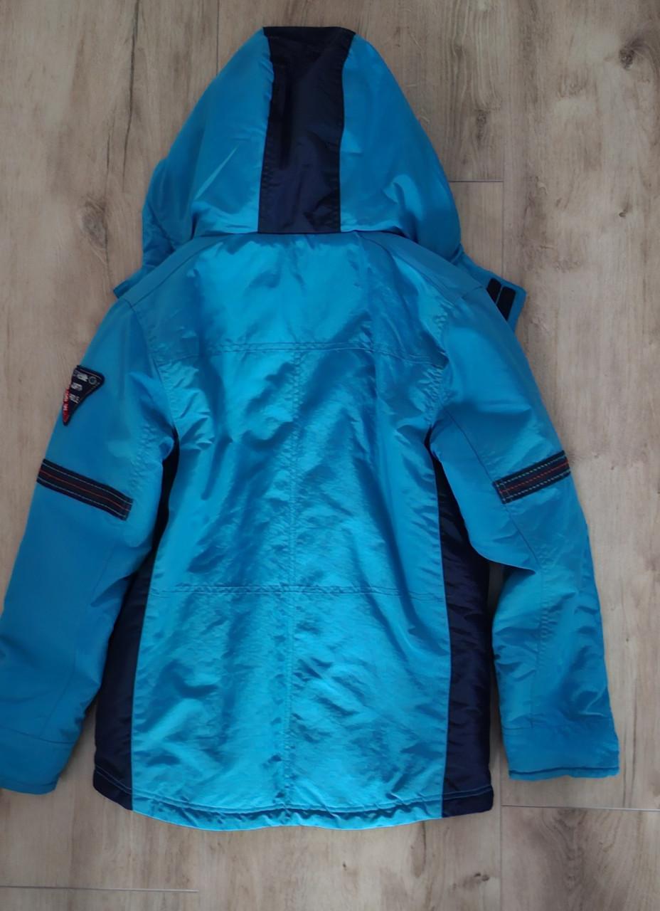 Winterjas, mt 146 blauw